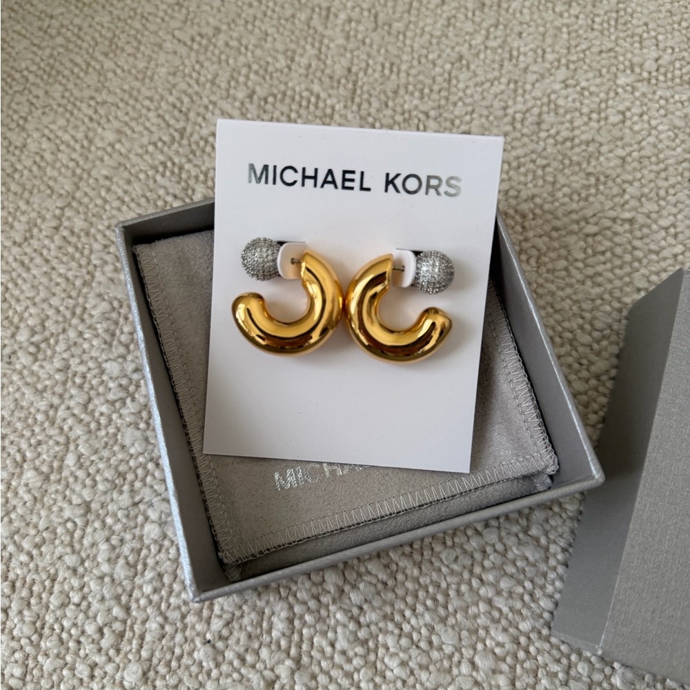 MICHAEL KORS Convertible Hoop Earrings